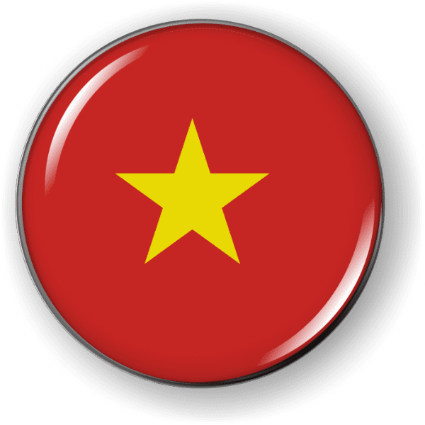 Vietnam - Flag - Country Emblem